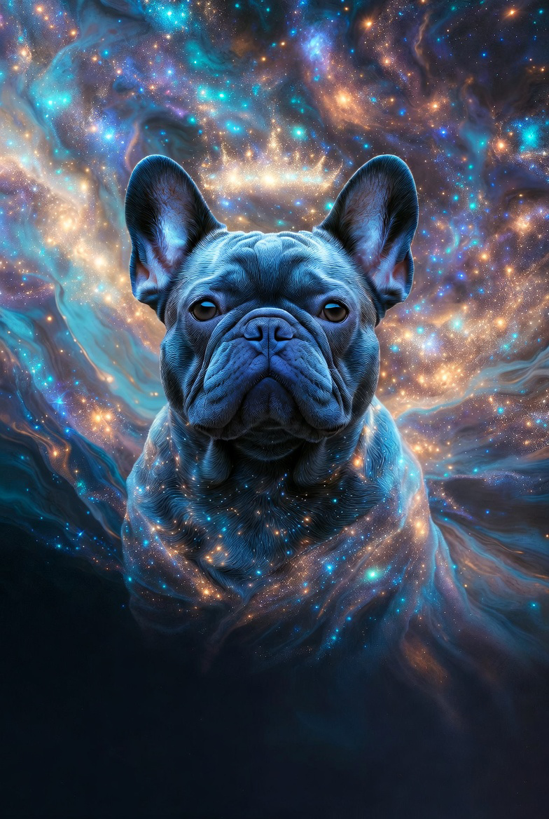 “Cosmic Guardian Cat – Mystical Galaxy Starry Cat Art T-Shirt”
