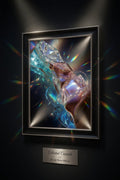 Celestial Cascade – Iridescent Digital Sculpture by Jan Marie McCoy